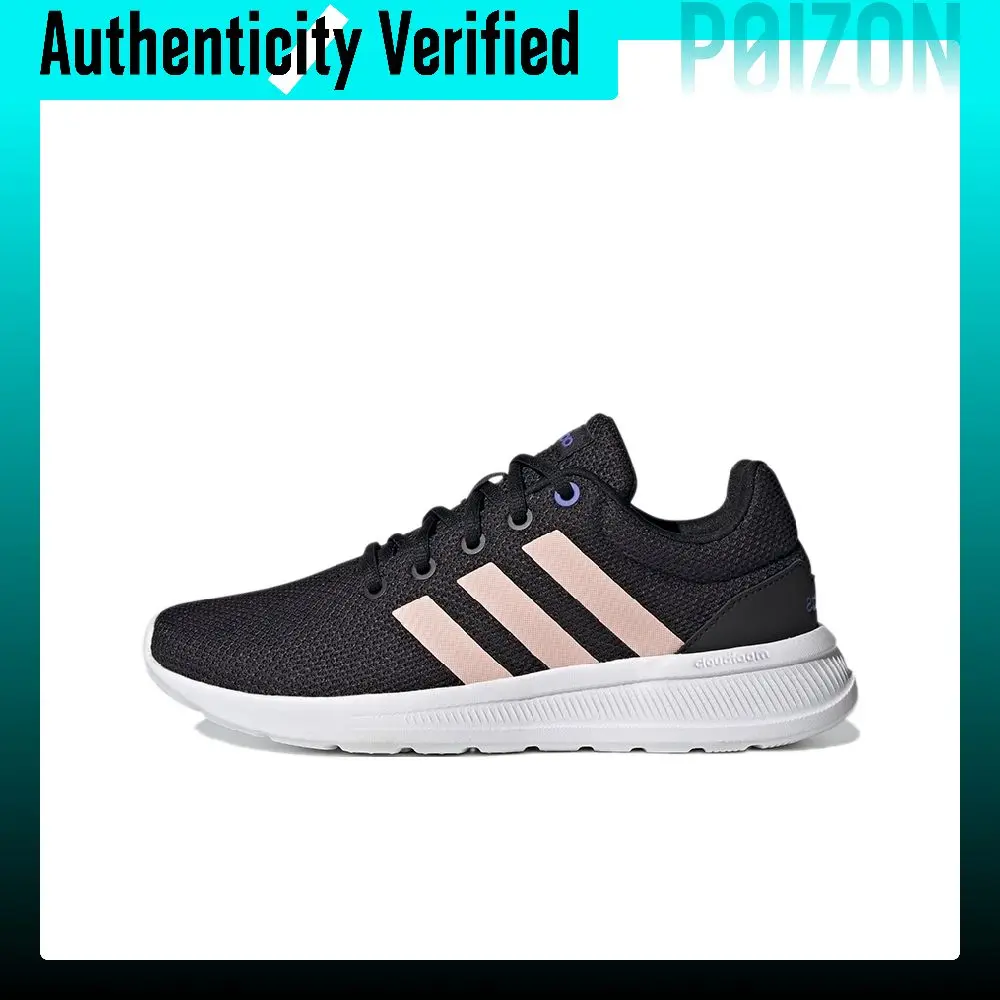 Adidas Neo Lite Racer Cln 2.0 Fabric Low top Casual Shoes Women's Black Pink GZ2818