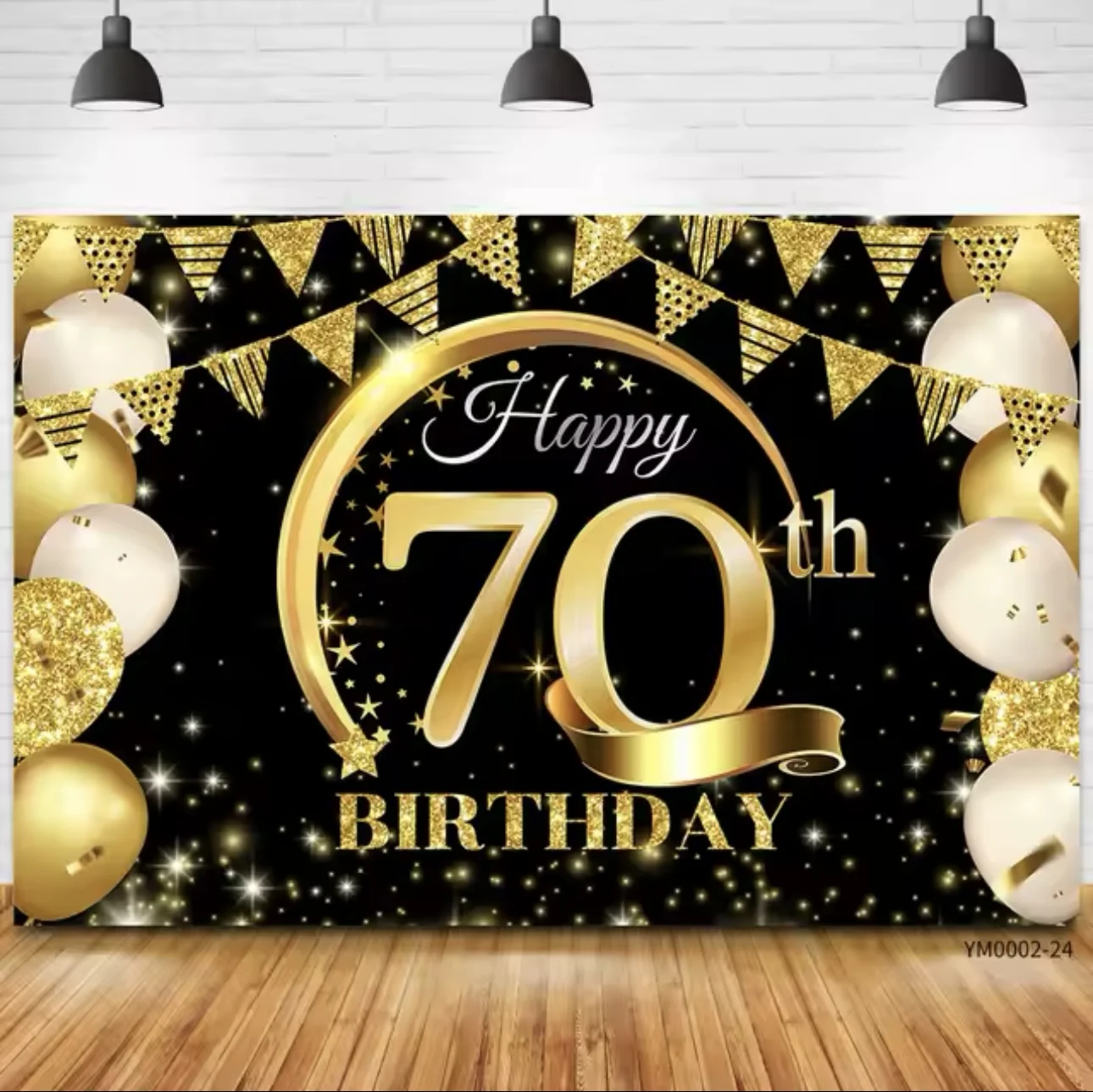 العمر عيد ميلاد سعيد موضوع خلفيات للتصوير الفوتوغرافي الذهب فلاش بالون الأطفال الكبار حفلة استوديو الصور خلفية BD-01