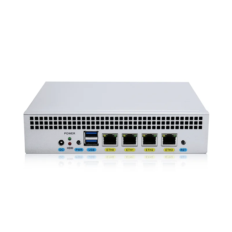 Miękki Router Celeron J1900 Firewall Mini PC 4 * intel 82583V/82574L Nic porty Ethernet VGA USB urządzenie sieciowe