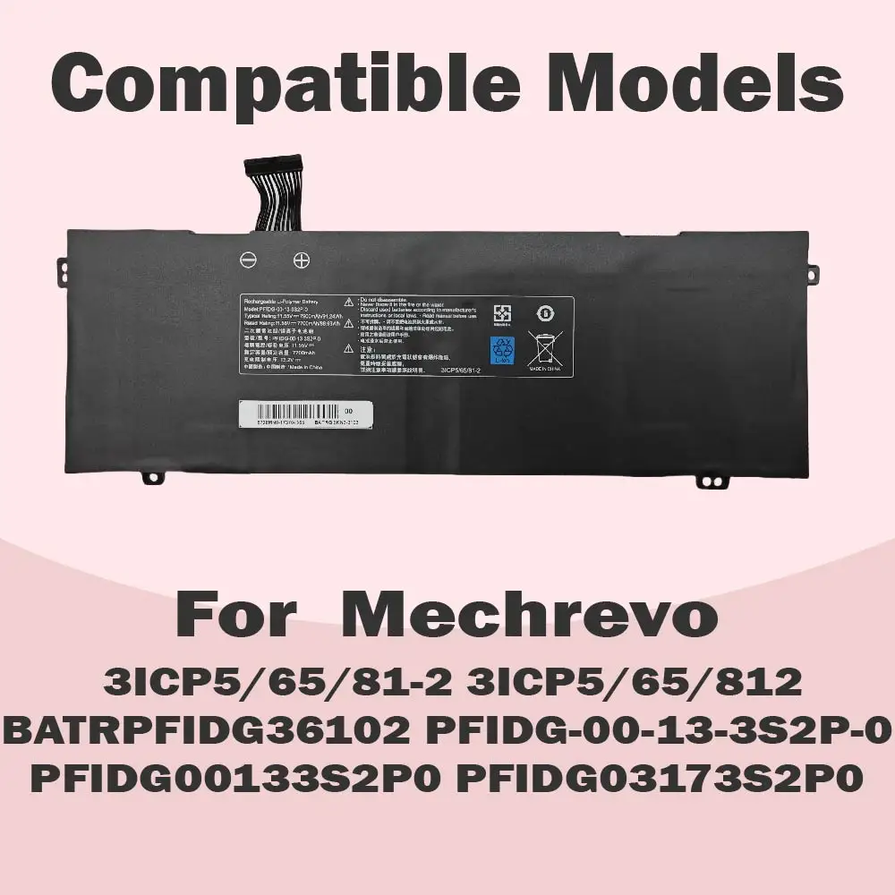 PFIDG PFIDG-00-13-3S2P-0 NEW Battery Replacment For Getac Schenker S1 Plus VIA 15 Laotop Battery Free Tools PFIDG-03-17-3S2P-0