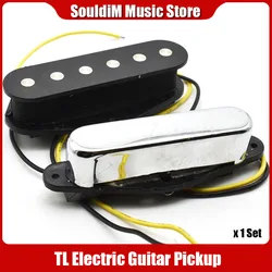 TL Electric Guitar Pickup Ceramics Magnet TL Electrif Guitar Neck Bridge Pickup Black