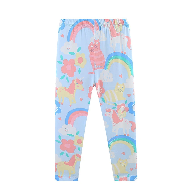 

New Arrival Animals Printed Girls Legging Pants Rainbow Summer Autumn Spring Skinny Pants Baby Clothes for Kids Girls Pants