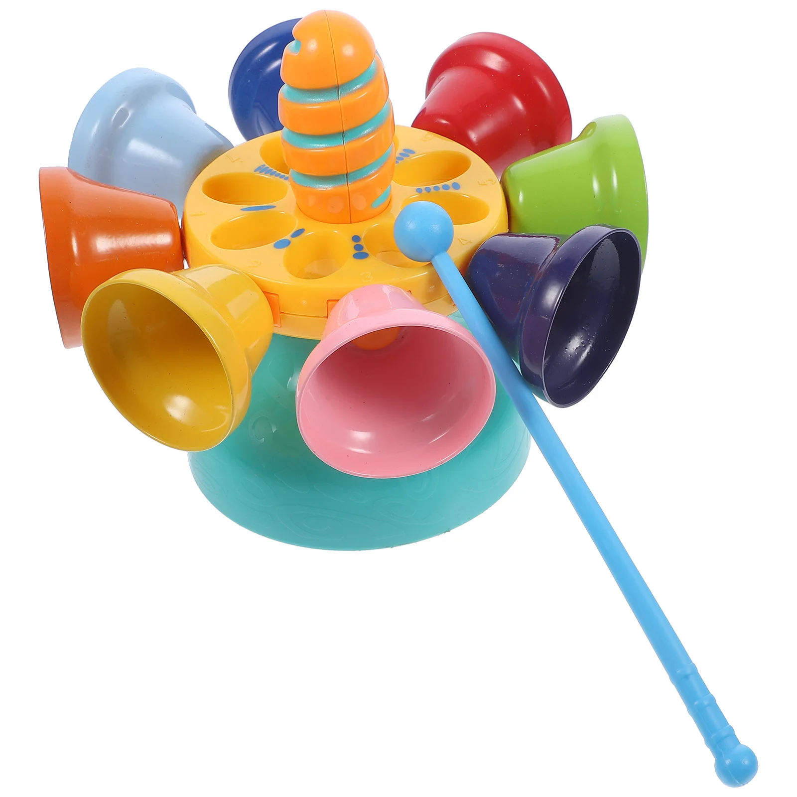 Strumento a campana rotante Strumenti per esplorare Giocattolo musicale per bambini La lamiera d'acciaio sensoriale in età prescolare Percussioni per bambini Divertenti musicali