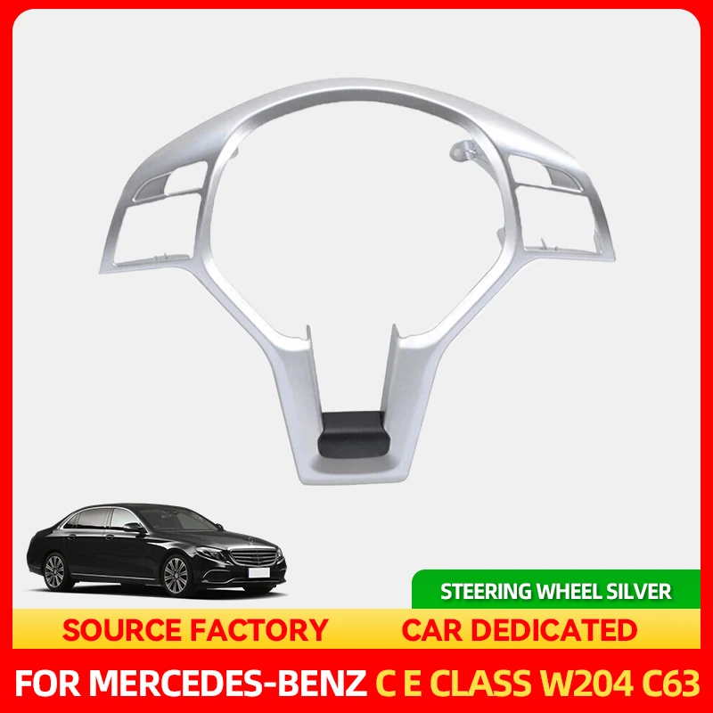 

Стайлинговые молдинги на руль, серебряная декоративная полоса, декоративная накладка для Benz C-CLASS W204 C63 для Benz для E-CLASS W212 Fo