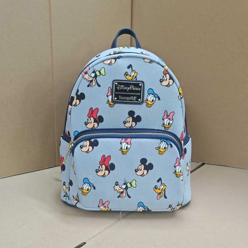 

Disney Minnie Mickey Donald Duck Mini Backpack Elementary School Backpack Girl Shoulder Bag Outdoor Leisure Bag Girl Xmas Gift