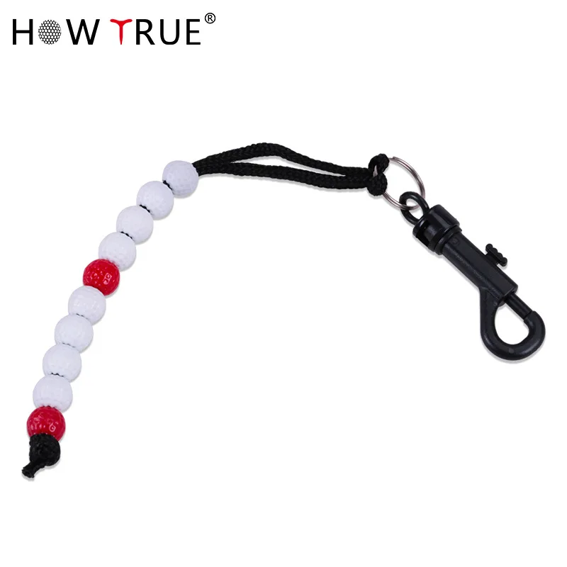 1 pcs Golf Stroke Score Counter Plastic Golf Ball Beads Putt Counter Training Accessories Aids Easy To Use new wholesale