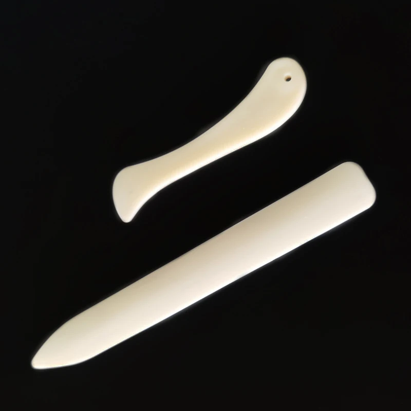 Leather Craft Creasing Tool, Multi-use Burnishing For Leather Edge Embossing, Handmade Sewing & Bookbinding Craft Supplies