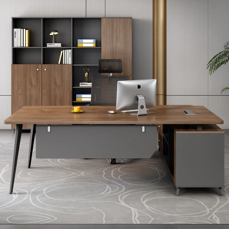 CEO desk,boss table,office Furniture,President New Style Manager And Chair Set Single Executive Desk Office Table