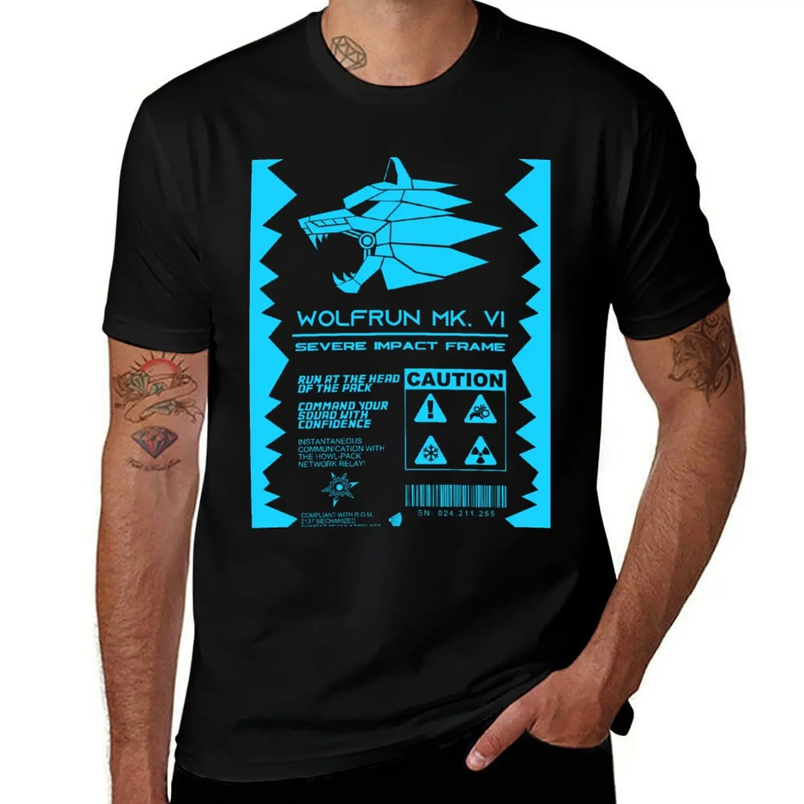 

Wolfrun Mk. VI T-Shirt topping anime anime stuff affliction shirts plain black t shirts men