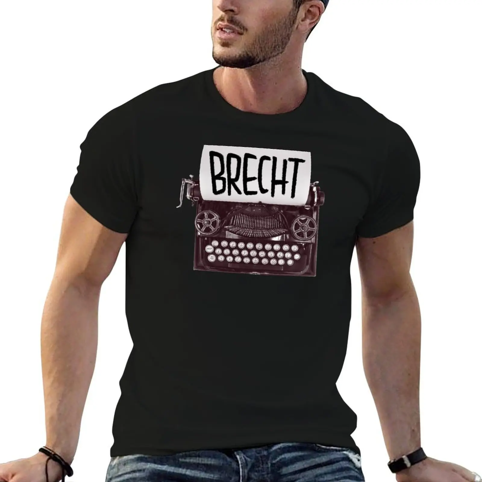 

Typewriter Brecht, Gift for Writer T-Shirt essential t shirt t shirt man casual T-Shirt