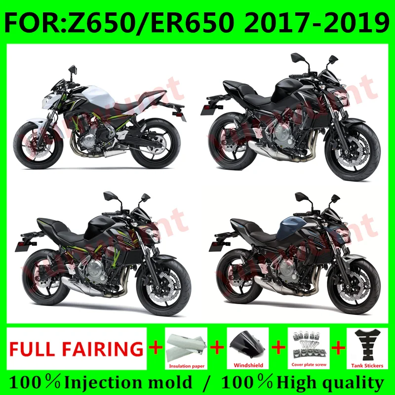 New ABS Motorcycle Fairings Kit fit For Z650 Z ER ZR 650 ZR650 ER650 2017 2018 2019 bodywork full fairing kits