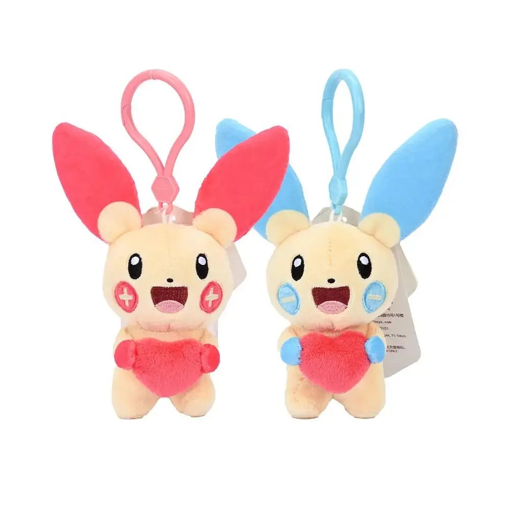 Anime Kawaii Pikachu Schlüsselanhänger Gengar Togepi Sprigatito Mew Jigglypuff Mimikyu Plüschtier Niedliche Plüsch-Schlüsselanhänger Puppen Anhänger Geschenke – Detail 2