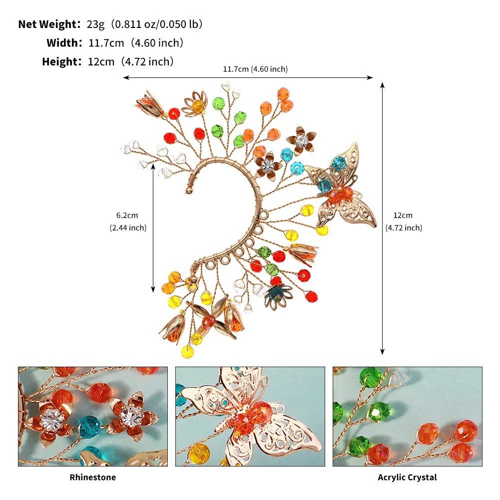 Newest Mori Crystal Hanging Earrings Dopamine Romantic Earrings For Women Holiday Show Jewelry Accessories Bridesmaid Gifts image 6