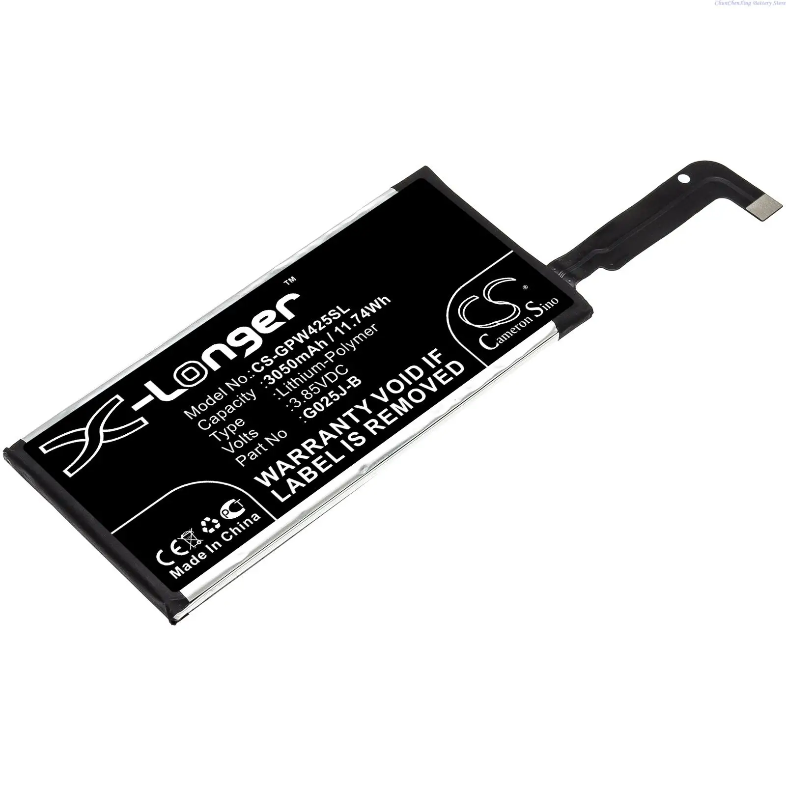 Cameron sino 3.85v 3050mah bateria do telefone móvel G025J-B para google pixel 4a + ferramenta