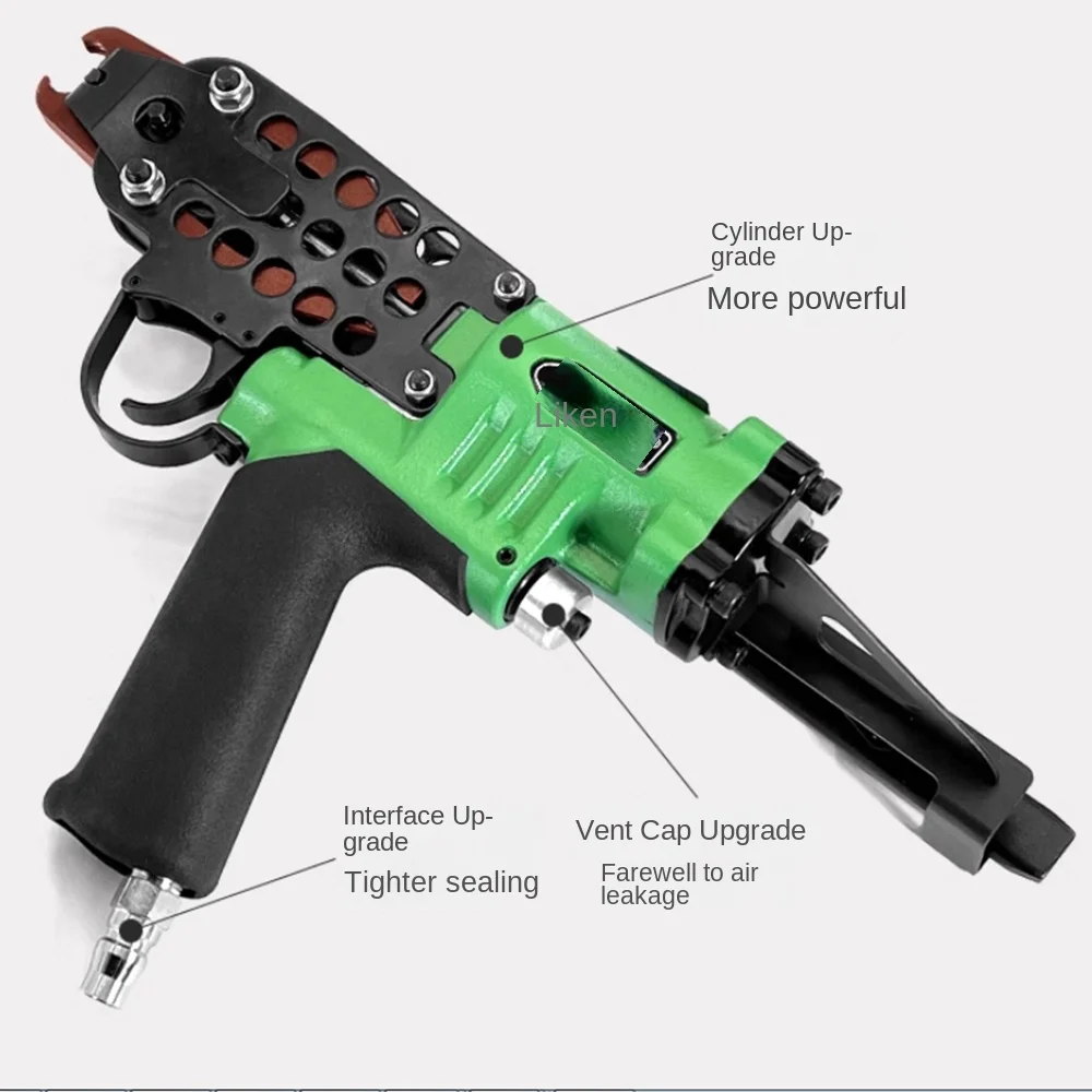 Imagem -06 - Alifix Pistola Pneumática C-ring Pistola de Prego de ar Alicate de Anel de Porco Original e Autêntico Sc760c