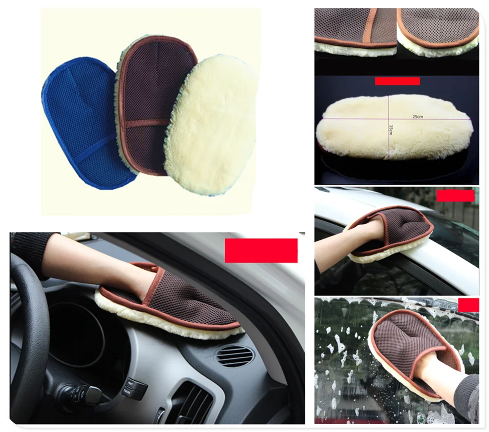 Car interior cleaning gloves motorcycle care waxing rag Accessories for Renault Latitude Laguna Frendzy DeZir Safrane ZE