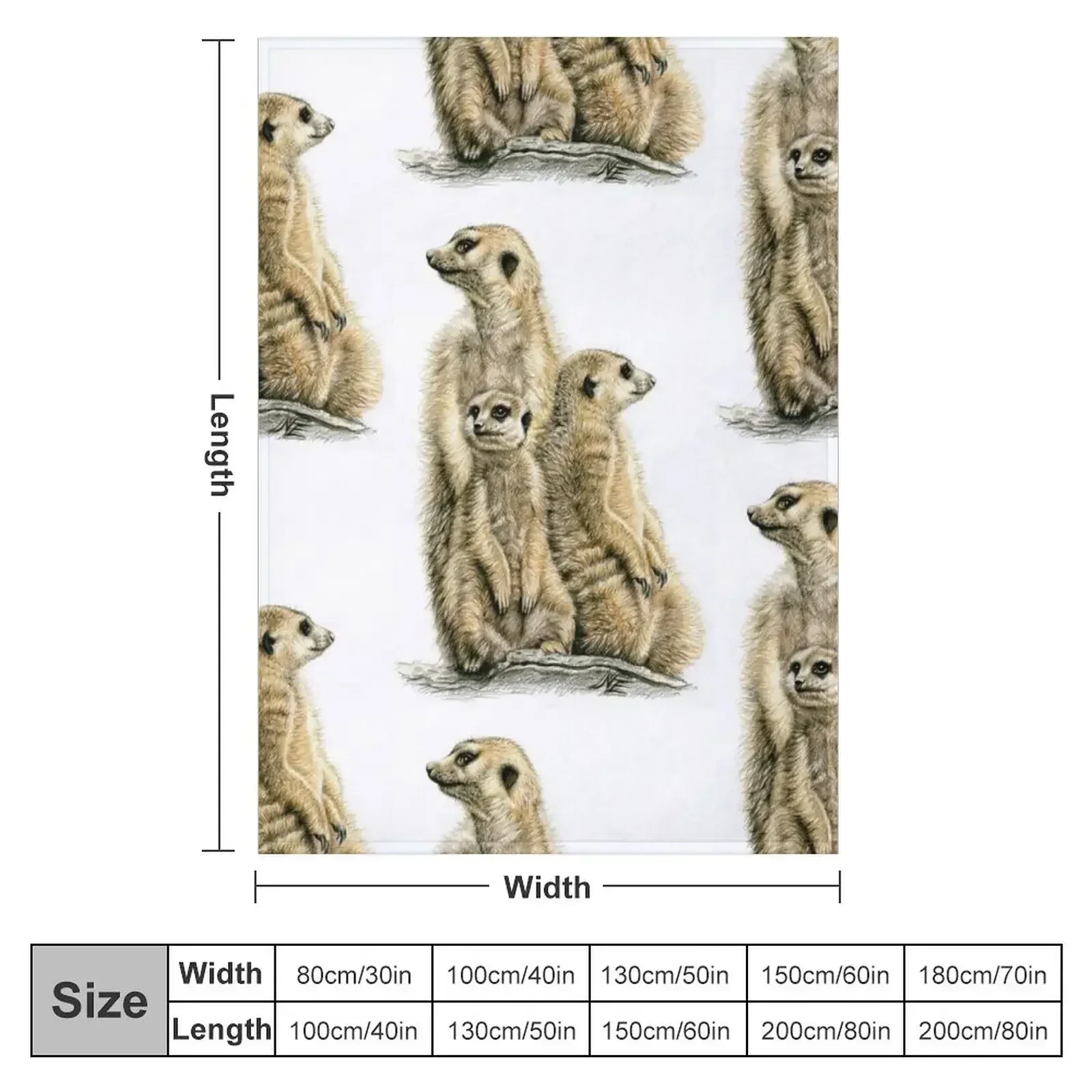Meerkats Family - Die Erdm?nnchen Throw Blanket Blankets For Baby Extra Large Throw Bed Tourist Blankets