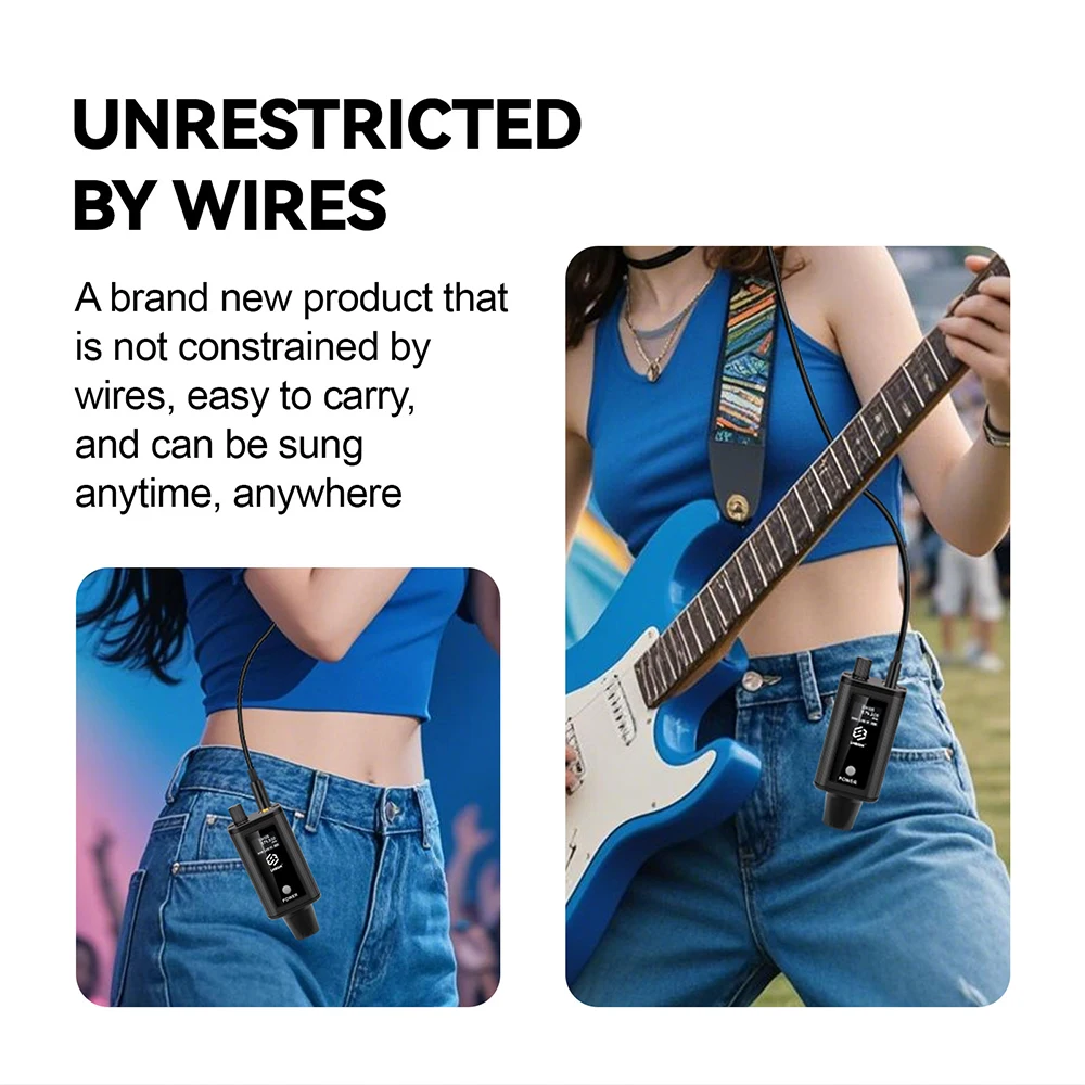 LMBGM A9 Mono UHF Drahtloses In-Ear-Monitoring-System mit 1 Kanal und langer Akkulaufzeit, geeignet für Bühnen und Tonstudios. – Detail 4