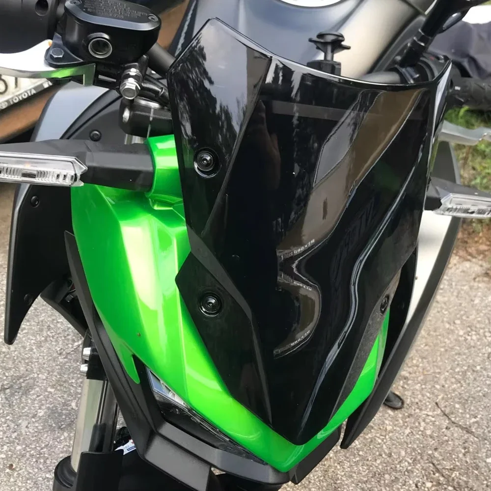 

Ветровое стекло для Kawasaki Z 500 SE ABS 2025 2024 Z500, аксессуары для мотоциклов, ветровое стекло, двойной пузырьковый экран, обтекатель, дефлектор, Новинка