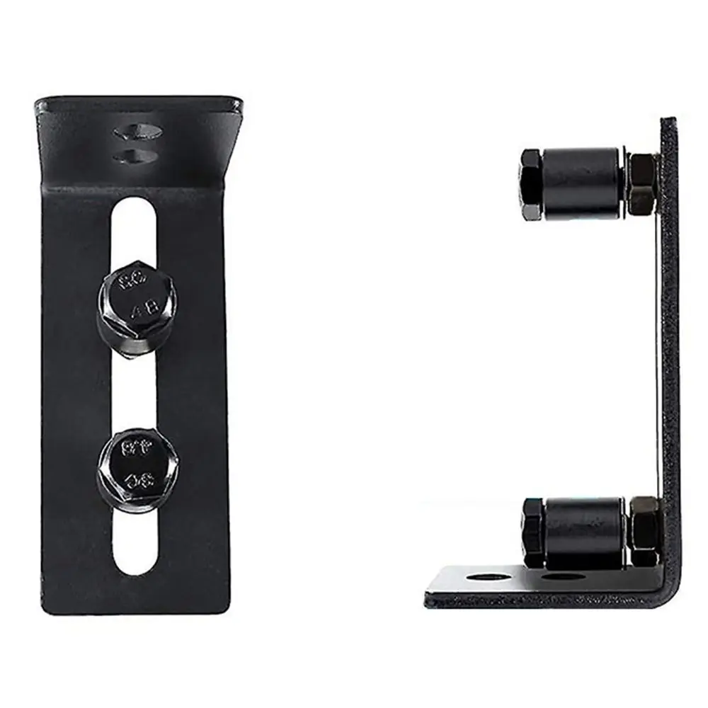 

Swing Stopper Sliding Barn Door Floor Guide No Grooving Required Carbon Steel Sliding Door Roller Guide Black Adjustable