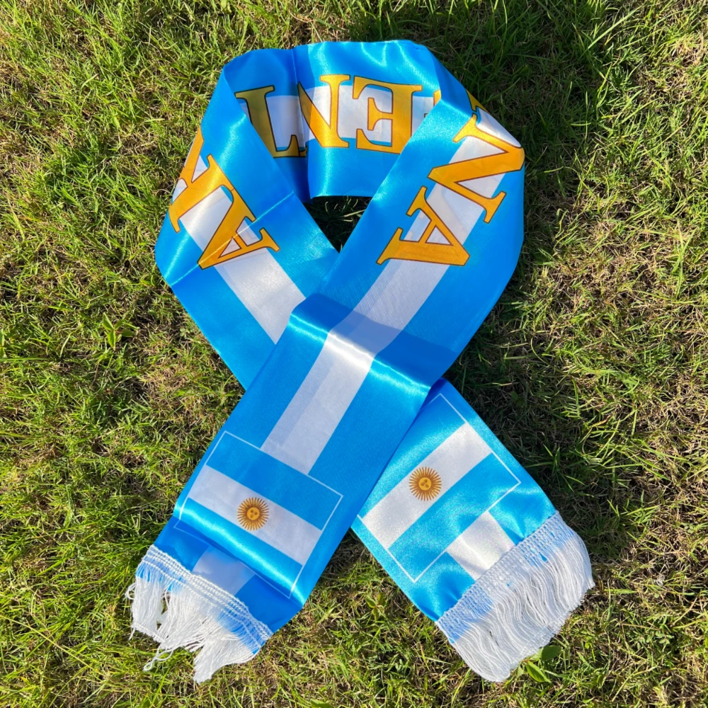 Argentina scarf 14*130cm FA Cup scarf Spain Brazil Argentina FA Cup scarf Event Party supplies Championship scarf