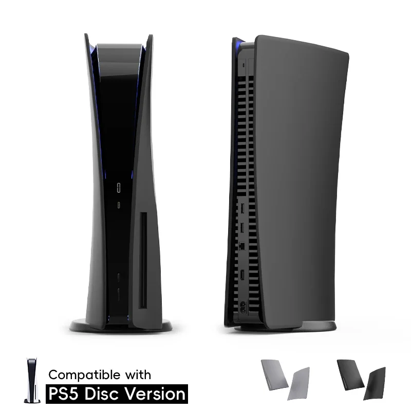 

DATA FROG Полный комплект защитной крышки Замена лицевой панели DIY Mod Kit для PS5 Совместимая консоль Цифровая/дисковая версия