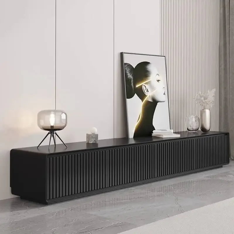 Fashionable Storage Black Classic Tv Cabinet Creative Practical White Adjustable Metal Tv Cabinet Mueble Television Furniture