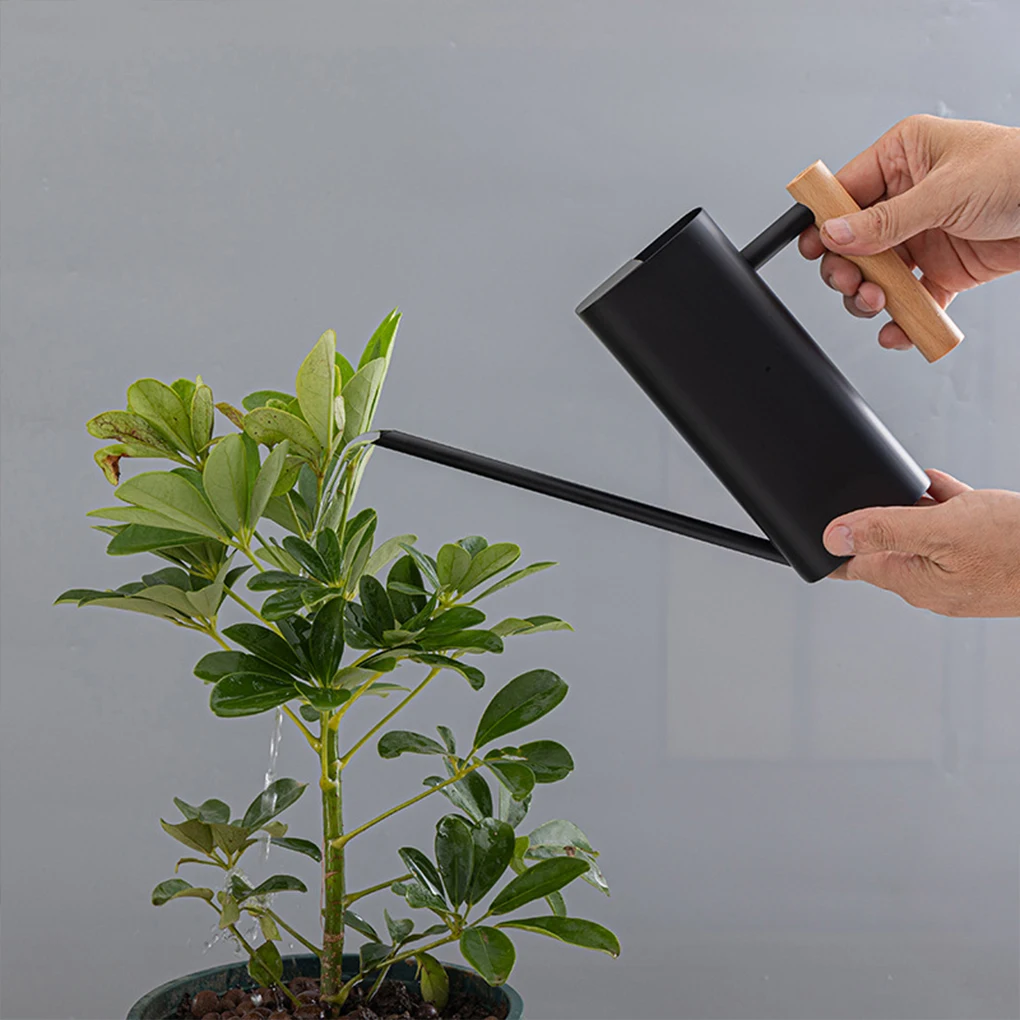 Plant Watering Can Stainless Steel Long Nozzle Watering Pot With Handle Leak-proof Gardening Watering Tools for Potted Plants