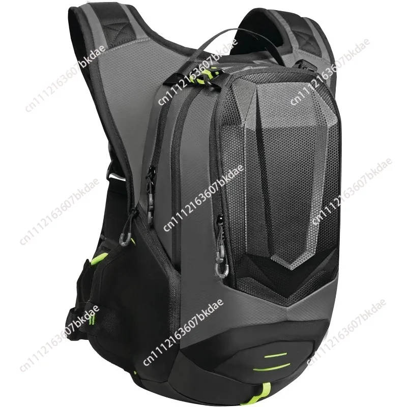 Motorcycle Tail Saddle Bag Built‑in Bottle Holder Waterproof Roll‑Up Luggage Anti‑Collision Strip Motorbike Travel Storage Bag