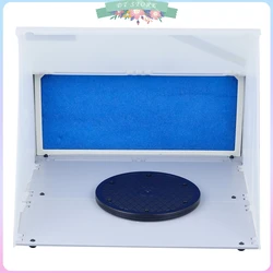 Portable Airbrush Paint Spray Booth Exhaust Fan Model Coloring Sturdy Paint Booth Kit for Airbrushing Painting