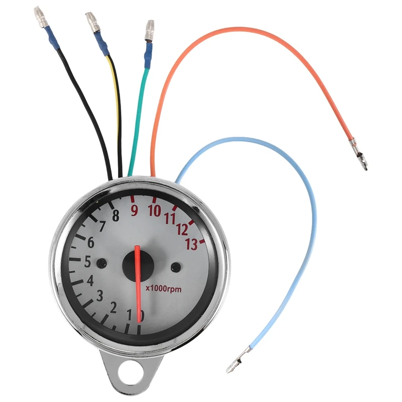 【Ultimo pagamento!】 Luce notturna contagiri analogico universale per scooter da moto 13000 giri/min