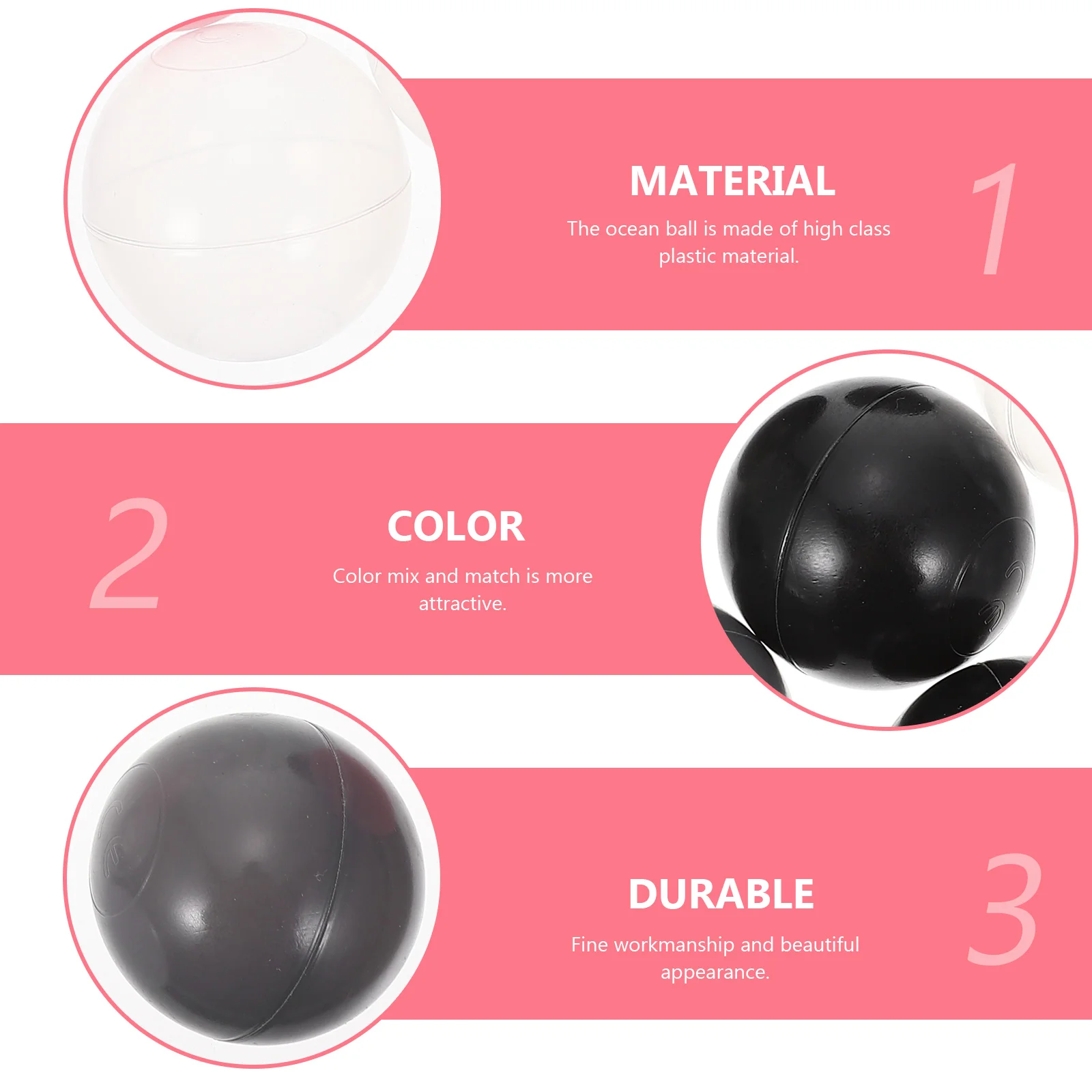 Bola de oceano bolas de plástico à prova de bolas crianças brinquedo bolas de oceano para aniversário