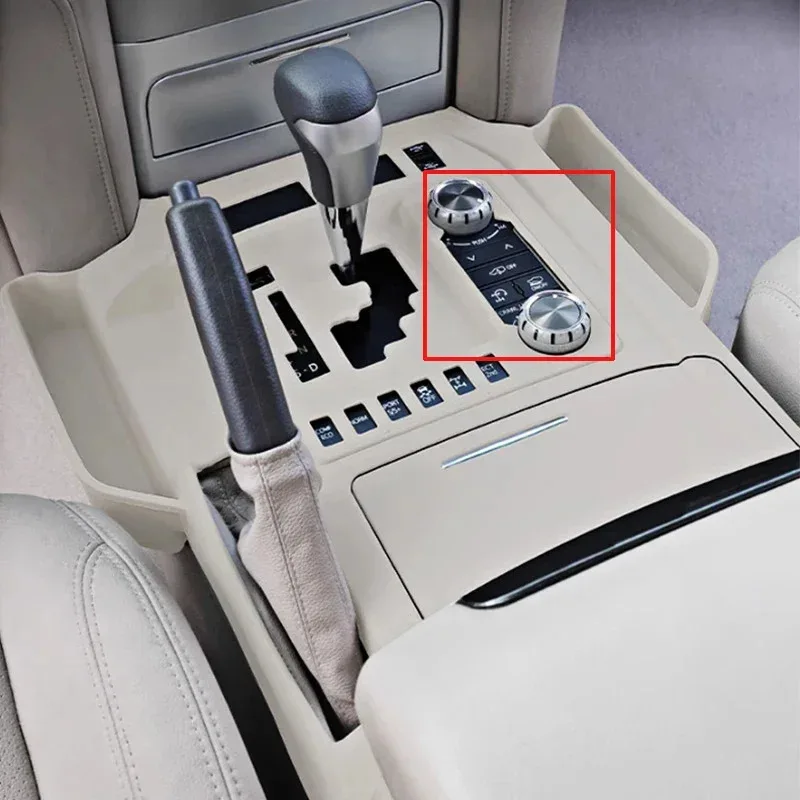 

Для Toyota Land Cruiser LC200 2016-2022 центральное управление панель переключения передач силиконовая накладка ящик для хранения специально разработанный
