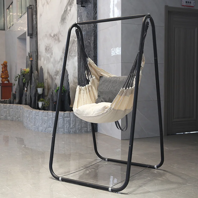 

Household swing bracket Internet celebrity hanging chair Children's toys Adult courtyard coaxing baby hammock Baby single cradle