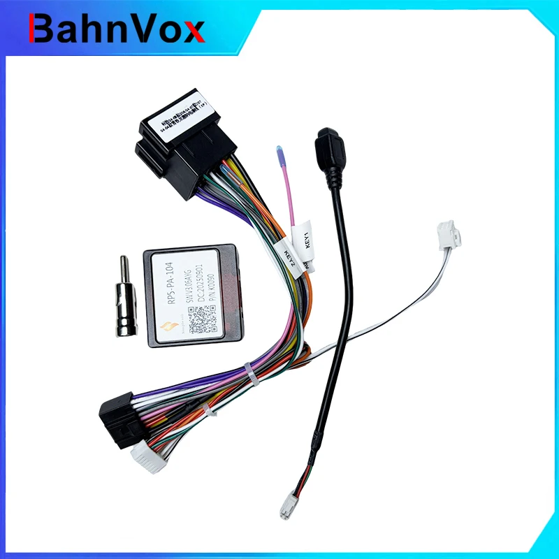 Wiring Harness CAN Bus Decoder SWC Retention Plug and Play Android Cable Adapter for Peugeot 2004-2008 206 207 307 Citroen Xsara