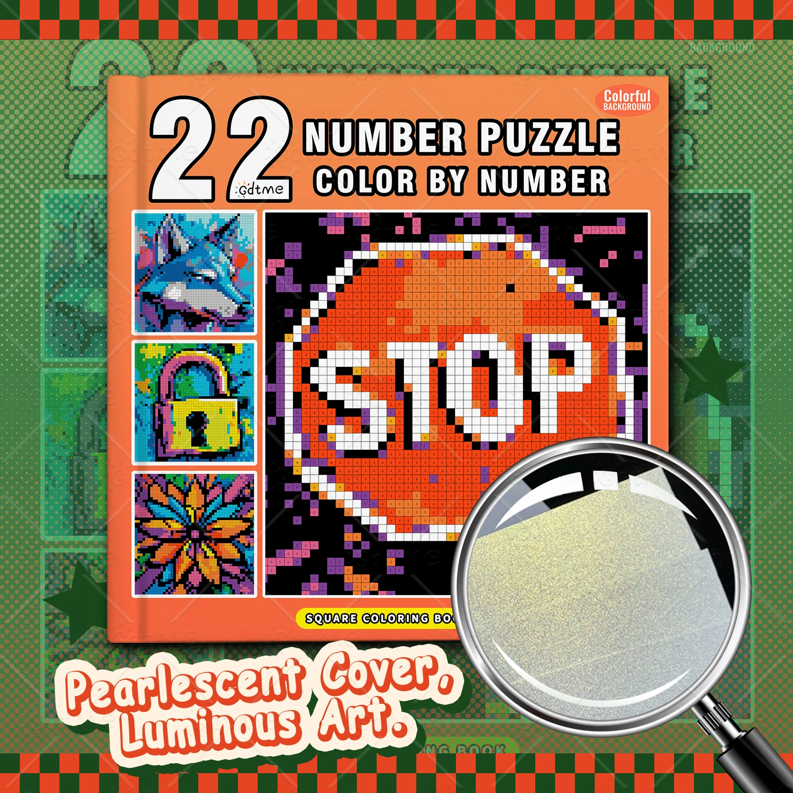 1pc NUMBER PUZZLE COLOR BY NUMBER Coloring Book for Adult and Teen Featuring Relieve Stress Kill Time DIY Painting Drawing