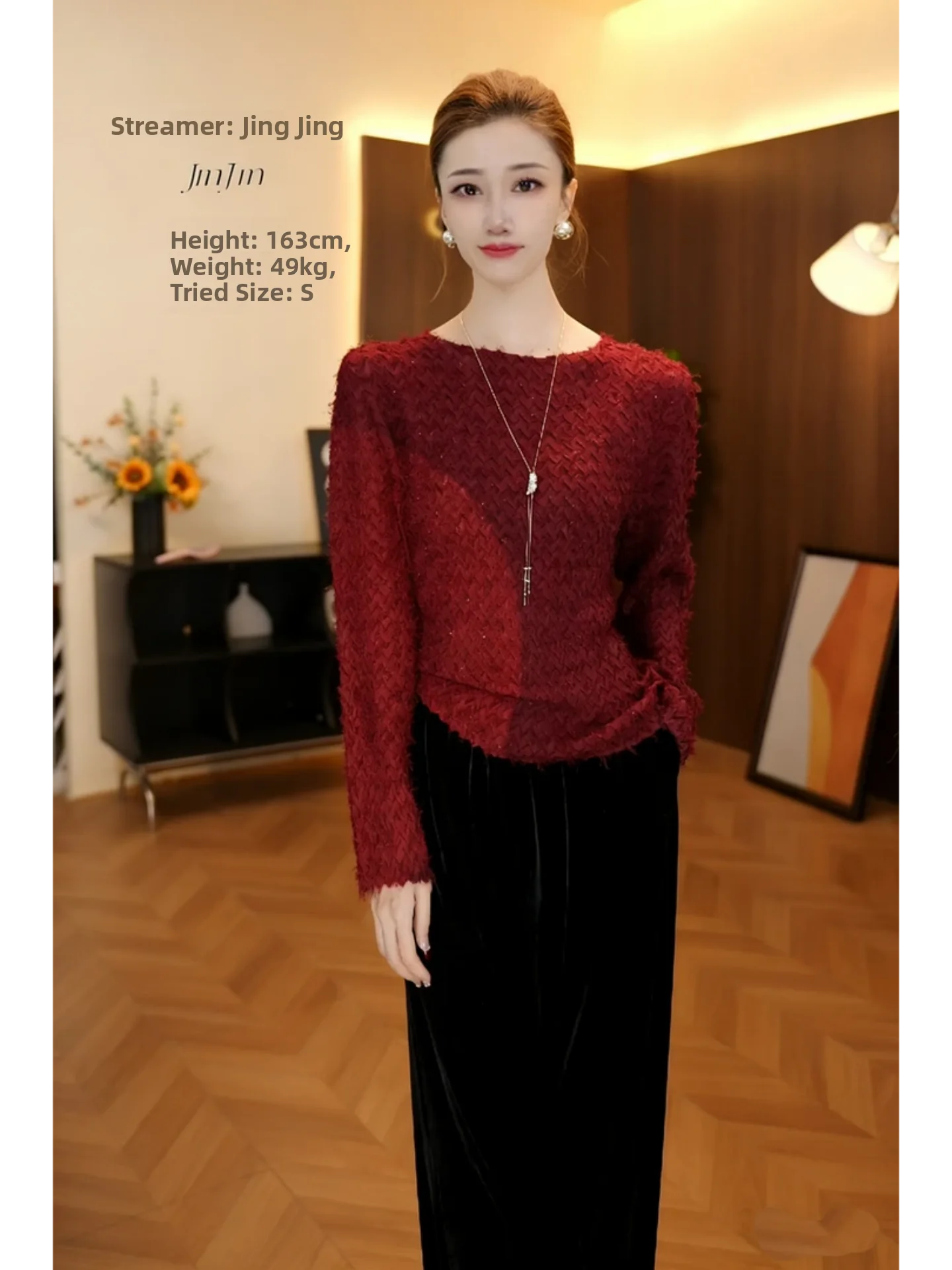 

Женский вязаный свитер больших размеров с круглым вырезом, повседневный, модный, весенний, стройнящий, трендовый топ для полных женщин, удобный крой