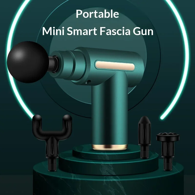 Portable Mini Massage Gun USB Rechargeable Lightweight Electric Muscle Relaxation Device for Home Body Massage 4 Colors Optional view 6