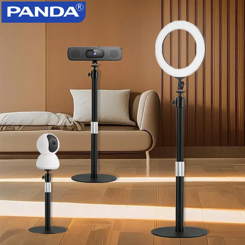 PANDA ZY-556 Projector Webcam Stand Universele Multi-engel en in hoogte verstelbare metalen beugel Snelle installatie voor liveshow