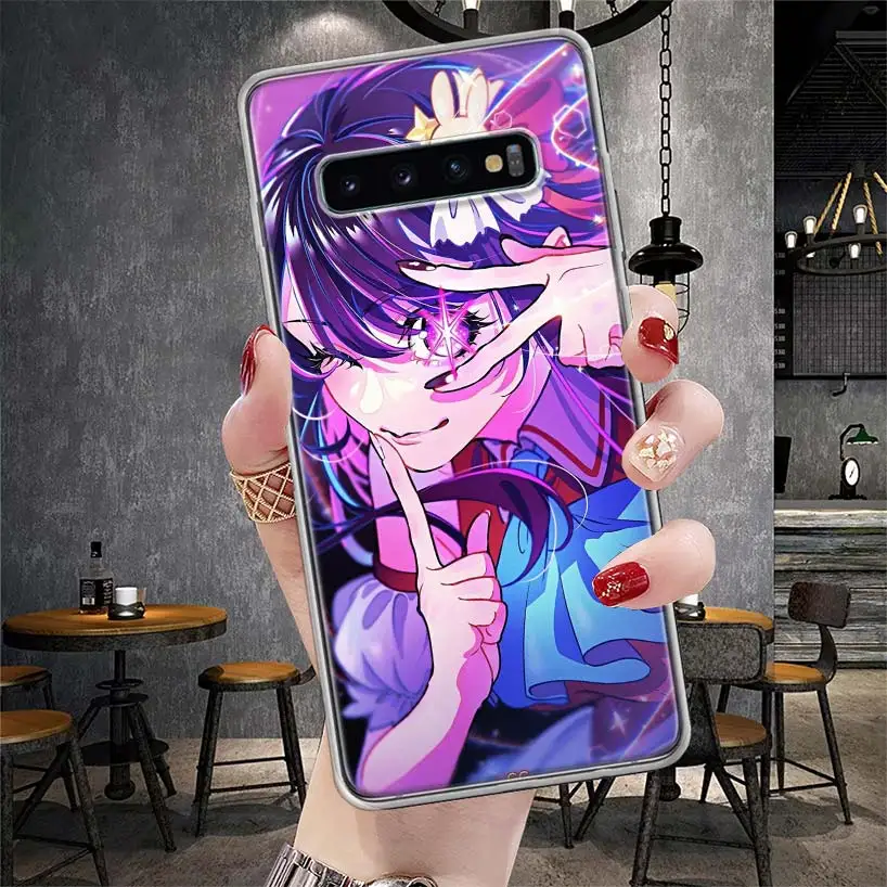 Japan Anime Oshi No Ko Phone Case For Samsung Galaxy S21 S20 FE S22 S23 S24 Ultra S10 Plus S9 + S8 S10E Soft Cover Shell Coque