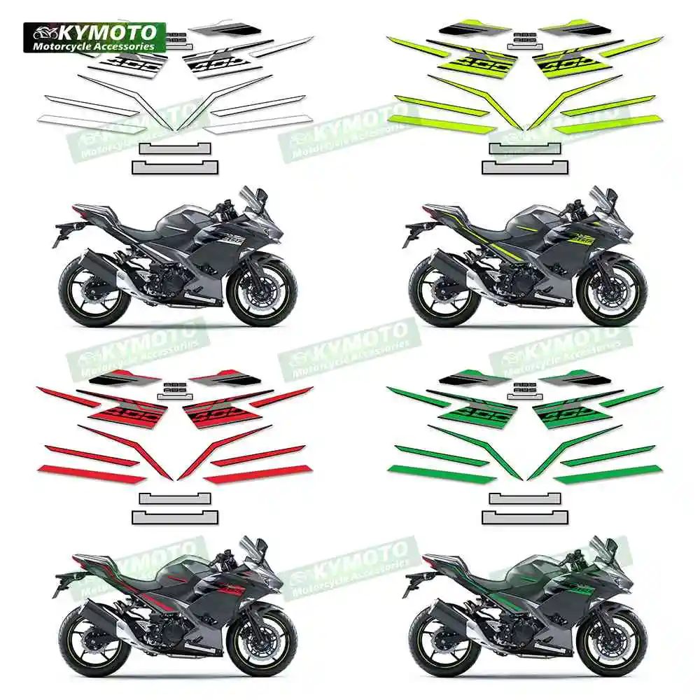 

Motorcycle accessories fairing fuel tank sticker reflective decals full vehicle kit decoration for NINJA400 Ninja 400 EX400