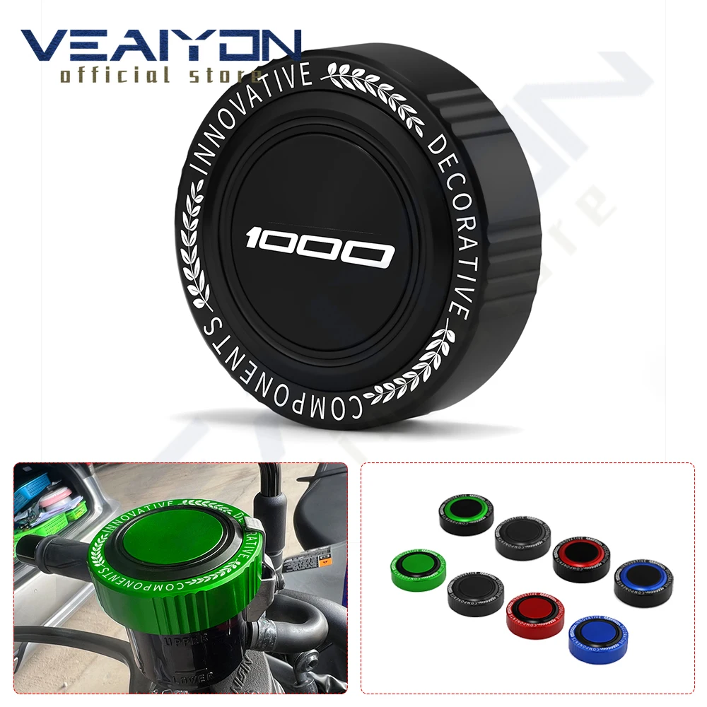 

Motorcycle Accessories CNC Aluminum For Z1000SX Z1000 ninja 1000sx Cylinder Cover Front Brake Fluid Reservoir Cap