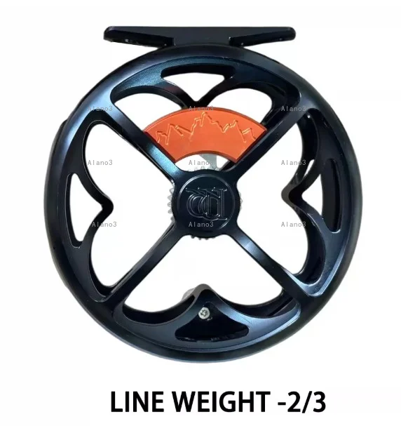 Full Metal Freshwater Stream Fly Fishing Wheel, Anti-Scald Durable Fly Fishing Gear for Angling