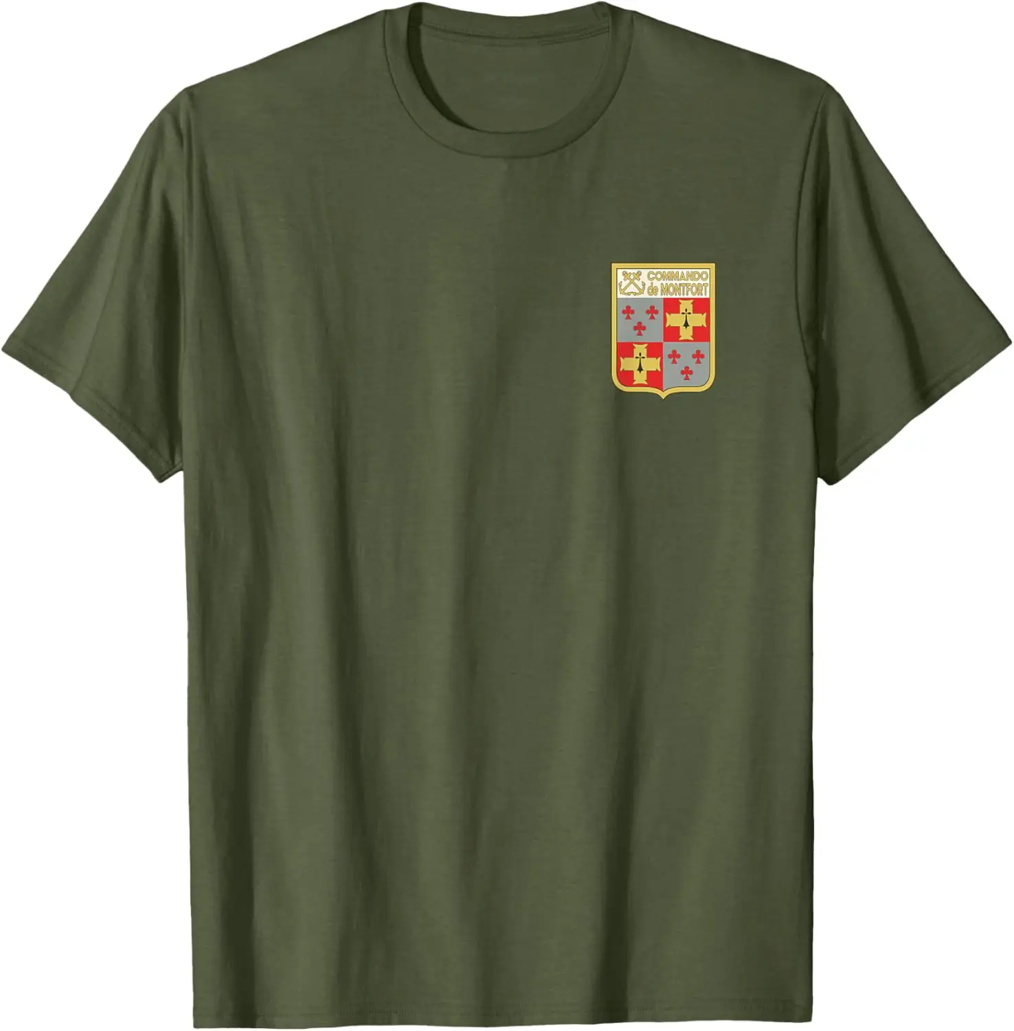 MONFORT Commando French Army Special Forces T-Shirt Short Sleeve Casual 100% Cotton T Shirts
