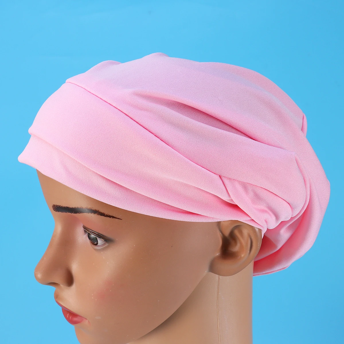 

1pc Chemotherapy Cap Turban Cotton Hats Sleep Protect Hair Women Turban Oil Control Durable Elastic Fits Most Sizes