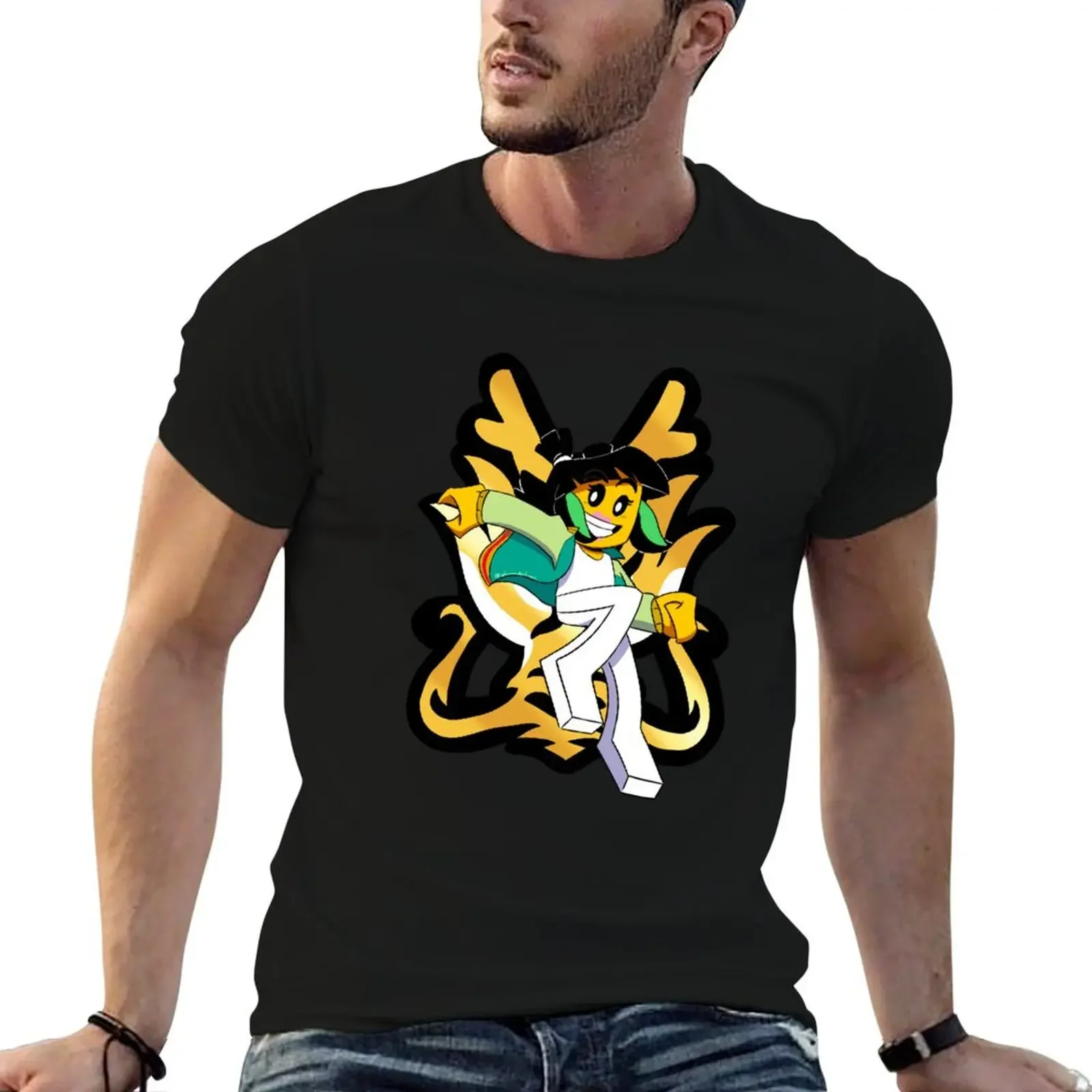 mei dragon 1 T-Shirt blanks cotton graphic tees anime clothes workout shirts for men