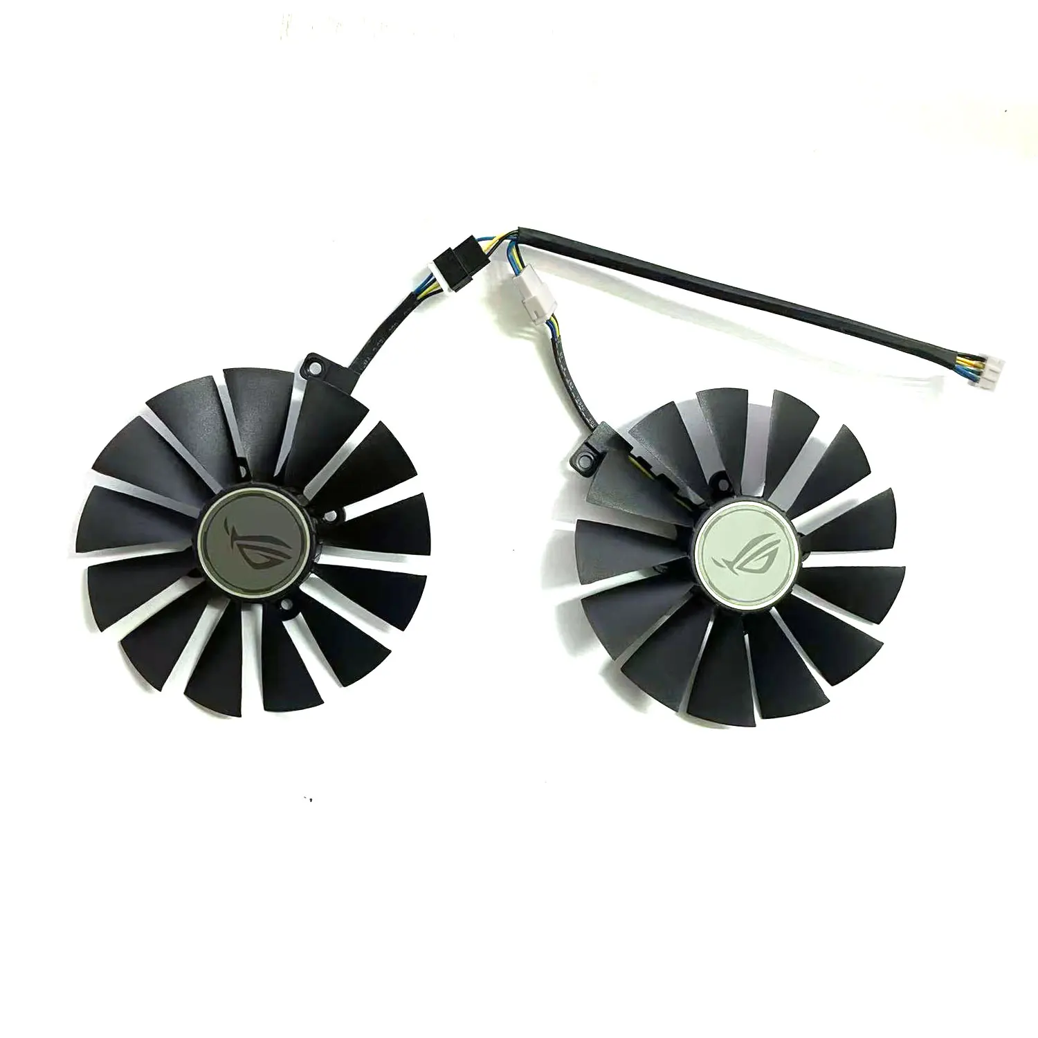 

T129215BM T12915SM 95 мм 4PIN для ASUS Strix RX 470 580 570 GTX 1050TI 1070TI 1070TI 1080TI игровая видеокарта цветной вентилятор