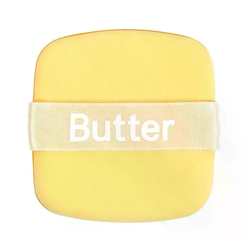 Супермягкий спонж для макияжа Butter Biscuit Air Cushion Puff увеличивающийся при контакте с водой двусторонний нанесения жидкой тональной основы
