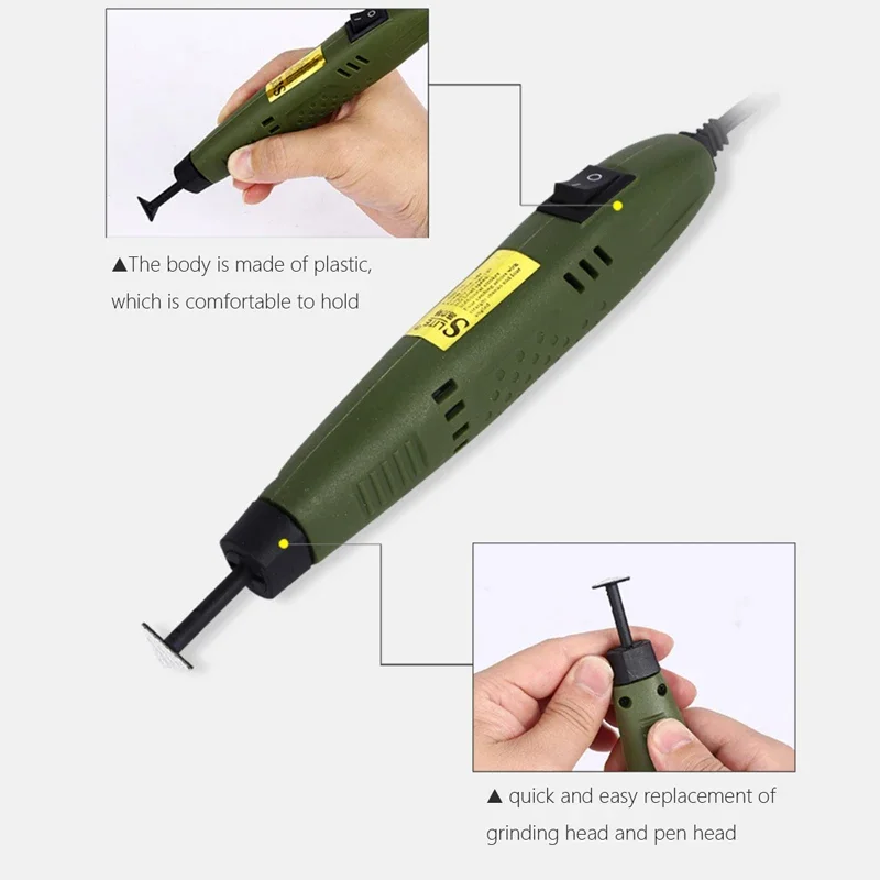 

18 Вт 110 В-220 В мини-шлифовальный станок, шлифовальный станок, тип ручки с фиксированной/скоростной регулировкой, полировщик для модели «сделай сам», полировщик для круглых углов