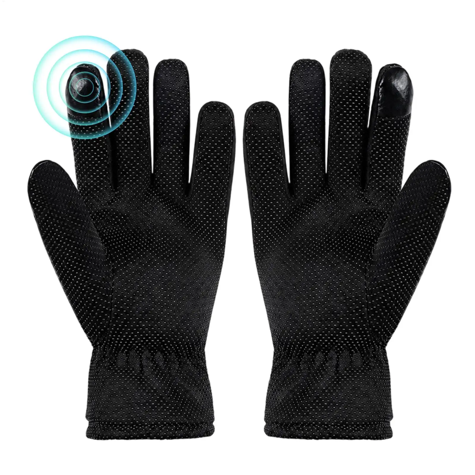 Heated Motorcycle Gloves 3 Heat Levels Touchscreen Motorcycle Windproof Winter Cycling Gloves For Women Men Outdoor Sports